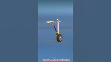 Rudder folding mechanism #design #machine #solidwork #mechanical #mechanism #cad