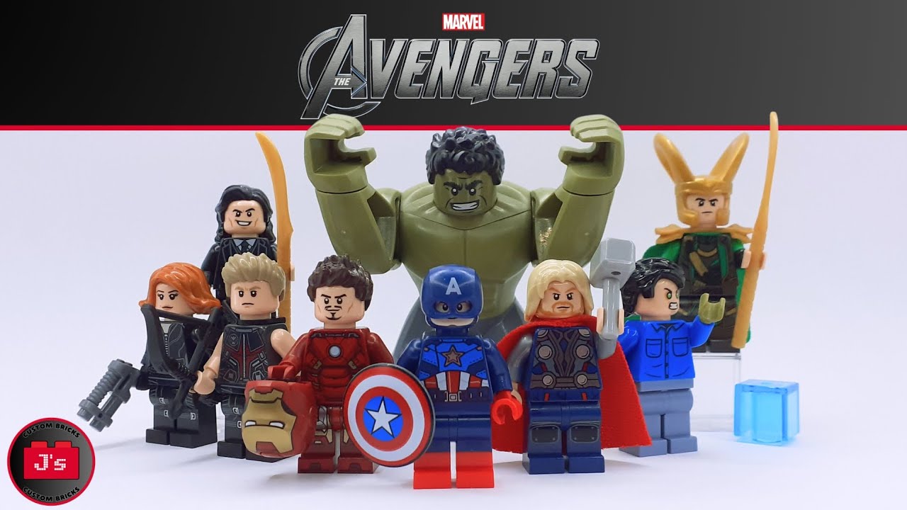 LEGO The Avengers (2012) Minifigure Showcase + Upgrades
