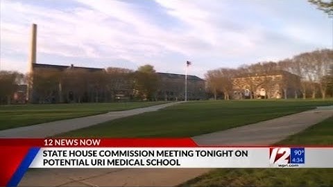 Special legislative commission conversing about a possible medical school at URI