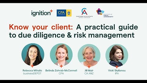 Know your client: A practical guide to due diligence & risk management | Webinar for Accountants