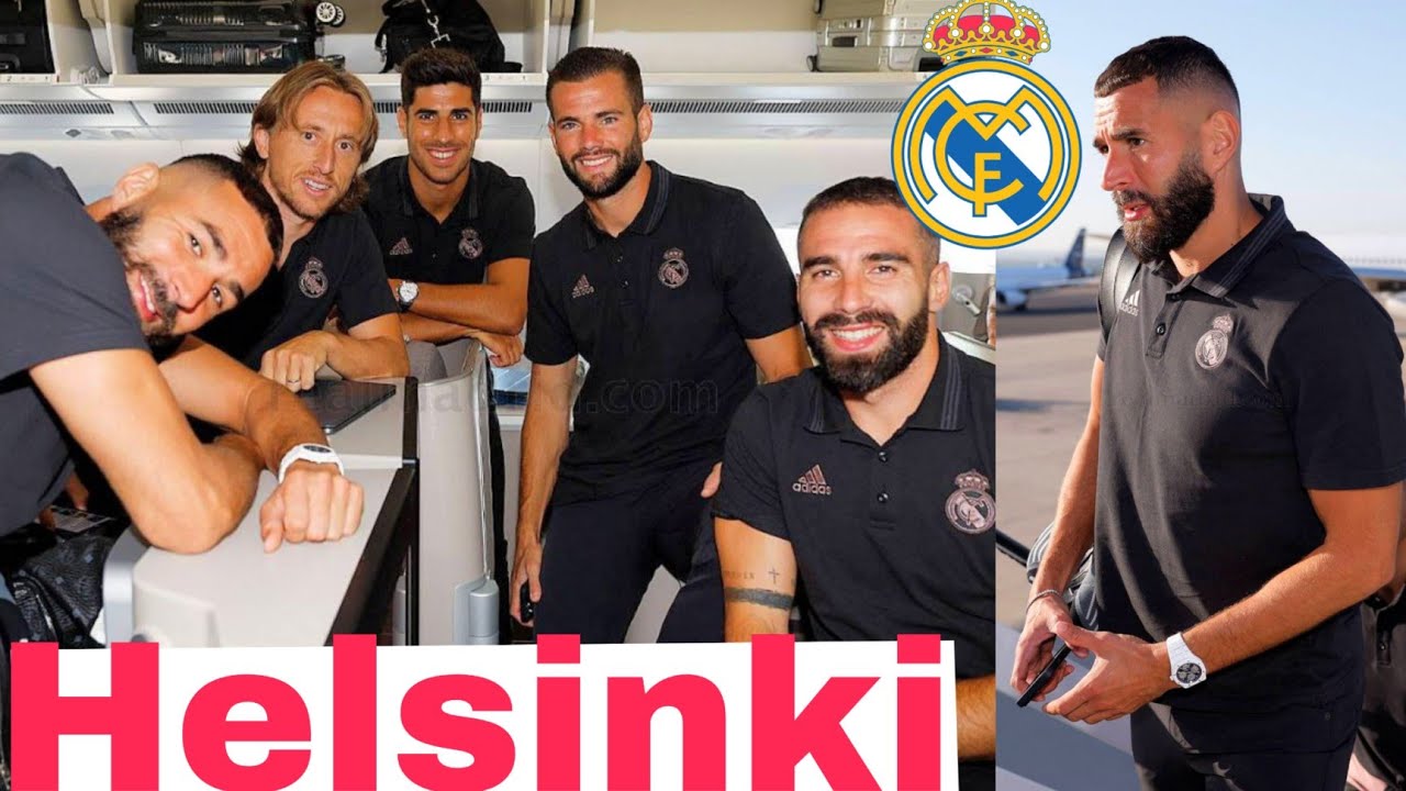 REAL MADRID ARRIVED HELSINKI 🚨  / REALMADRID IN HELSINKI