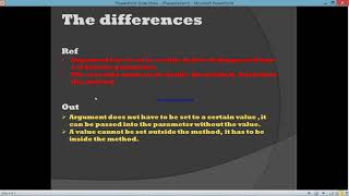 Passing arguments by reference C#