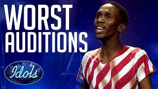 OUCH! Worst \& Funniest Auditions EVER on Idols South Africa! Idols Global