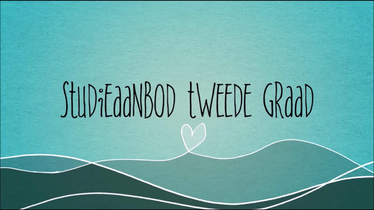 Studieaanbod tweede graad