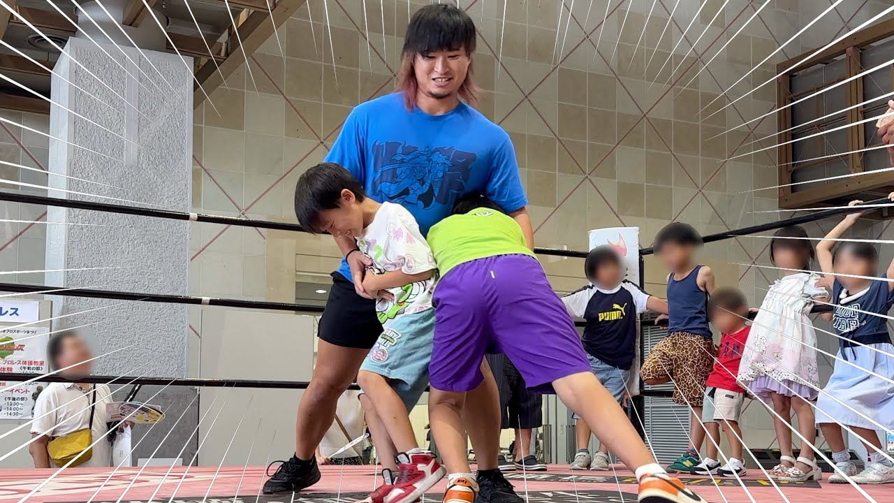 ちびっこがまとめて戦ったらレスラーに勝てるのか？栃木プロレス ちびっ子プロレス教室