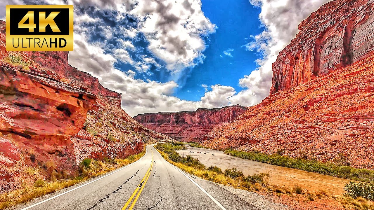 This Utah Red Rock Drive Will Take Your Breath Away | SR 128 4K Scenic Drive