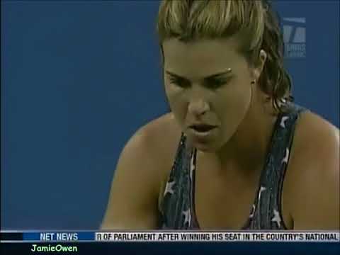 Justine Henin vs Jennifer Capriati 2003 US Open Highlights