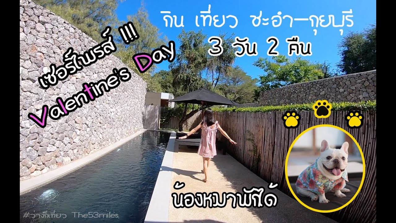 เซอร์ไพรส์ปิดตาแฟน !!! พาไปนอนพูลวิลล่าหรู ชะอำ-หัวหิน น้องหมาพักได้ EP.1 | ข้อมูลทั้งหมดเกี่ยวกับโรงแรม ใน ชะอำที่แม่นยำที่สุด