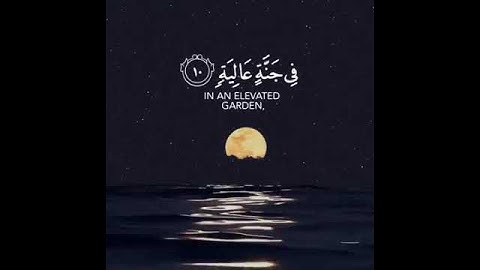 سورة الغاشية- وُجُوهٌ يَوْمَئِذٍ نَّاعِمَةٌ❤حمزه يوتيوب
