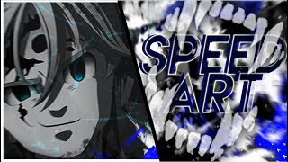 Speed Art Meliodas The Seven Deadly Sins Part 1
