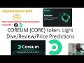 Coreumcore tokens light dive  review