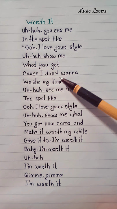 Worth It 💜 ~ Fifth Harmony ft. Kid Ink #lyrics #shorts