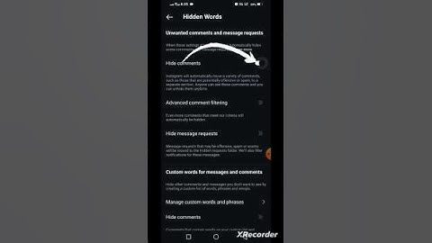 Instagram per comment hide kaise kare | how to hide comments on instagram |