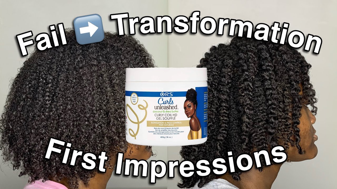 Ors Curls Unleashed Curly Coil HD Gel Soufflé Review YouTube