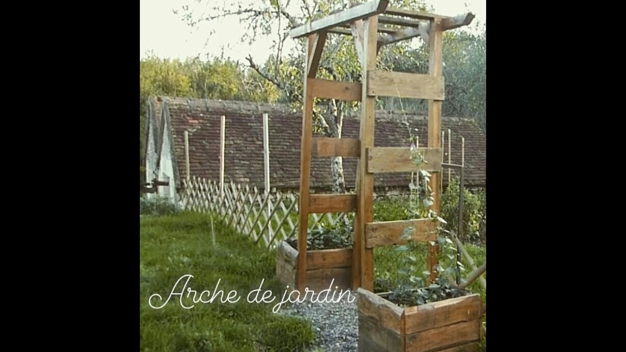 Création d'une arche de jardin (DIY avec de la récup!) 