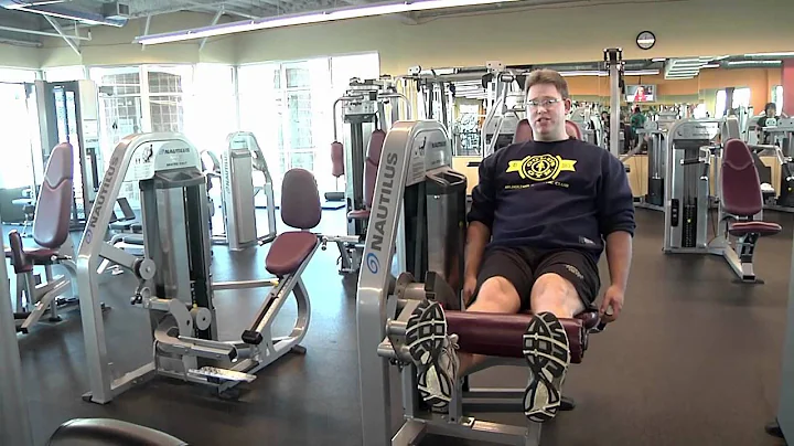 Kyle Bigham - Leg Extension - Gold's Gym Mukilteo