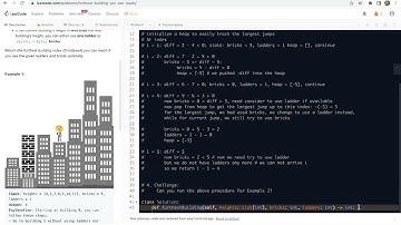 Leetcode 1642. Furthest Building You Can Reach - greedy method with help of heap