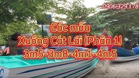 Các Mẫu Cắt Lái Composite (Phần 1) - 3m5 - 3m8 - 4m1 - 4m5 | Ông Giàu Yacht