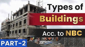 Different types of Buildings according to NBC (National Building Code) Group |Building types Part -2