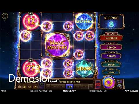 Magic Spins Slot (WAZDAN) + DEMO LINK