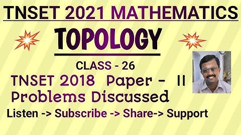 #pgtrb #trbmaths #polytrb #maths #csir #net #topology #tnset2018
