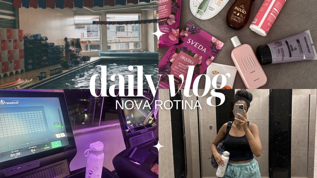 Weekly Vlog: nova rotina, treinos, comprinhas, cabelo novo.. 💖🏋️‍♀️