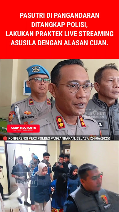 Pasutri Di Pangandaran Lakukan Adegan Tak Senonoh Via Live Streaming Ditangkap Polisi #shorts