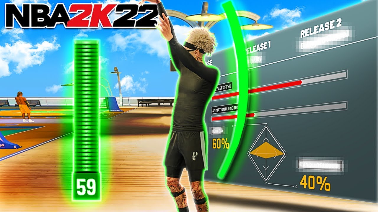 Best JUMPSHOT for low 3PT Rating 2K22...POWER OF 59 RATING YouTube