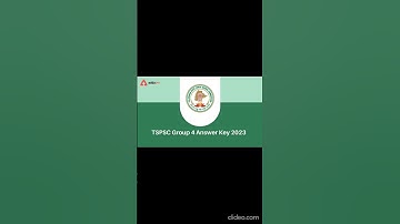 TSPSC GROUP 4👍 FINAL KEY 🗝️#tspsc #group4 #shortsvideo