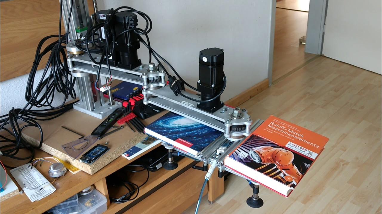 SCARA Robot with Arduino Control Homemade DIY - YouTube