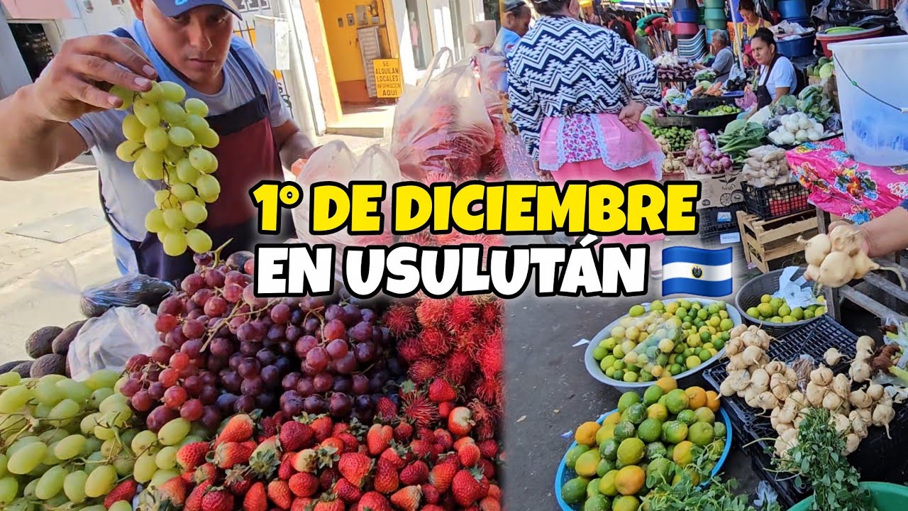 🤗Comenzamos DICIEMBRE EN MERCADO REGIONAL DE USULUTÁN EL SALVADOR 🇸🇻 