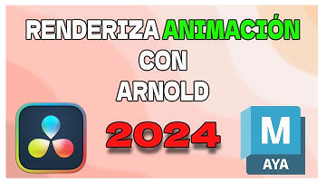 ▶Renderizar Animación con ARNOLD MAYA 2024