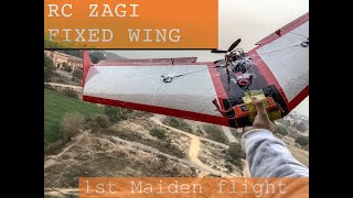 Statisfied rc wing flying after lockdown !? its 1st Maiden