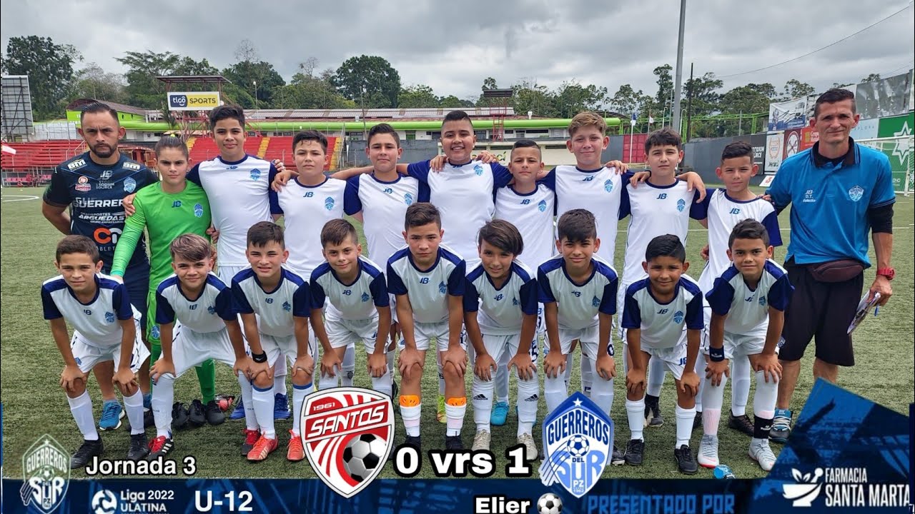 JORNADA 3 Santos de Guapiles 0 vrs 1 M.P.Z (U12) YouTube