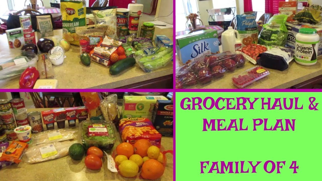 WEEKLY GROCERY HAUL & MEAL PLAN FOR $230! - YouTube