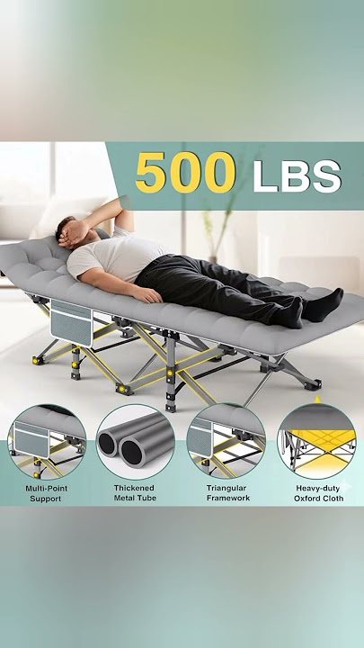 Relax Anywhere with this Foldable Camping Bed 🏕️🛏️
