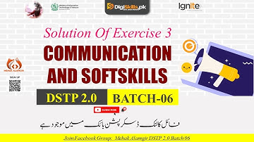 communication and soft skills exercise 3 batch 6 | dstp 2.0 batch 06 communication and soft skills