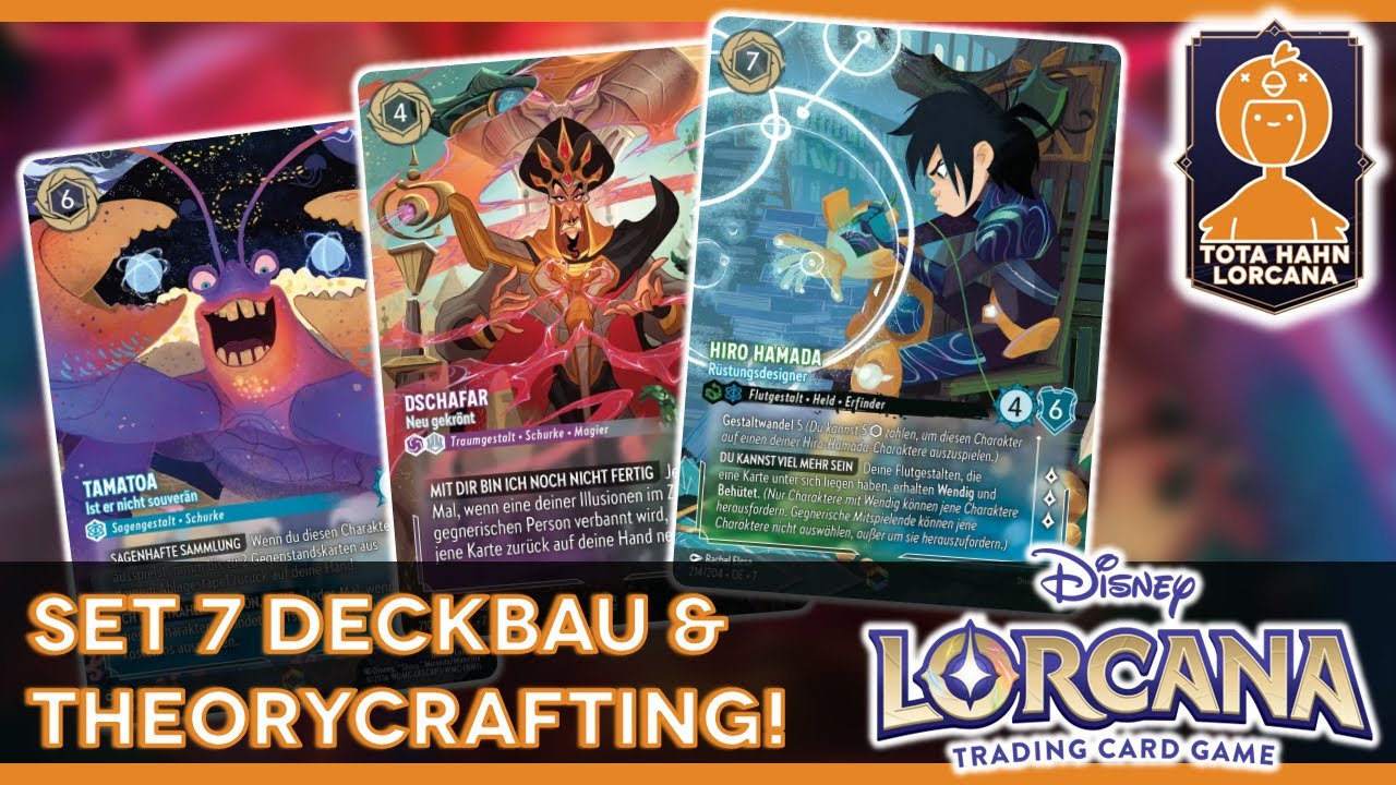Wir erforschen neue Karten aus Set 7 und bauen Decks! Folge 1 | Disney ...