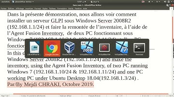 Installation GLPI W2K8R2 remonte Inventaire /Setup GLPI on W2K8R2 and do an inventory