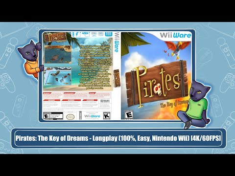 Pirates: The Key of Dreams - Longplay (100%, Easy, Nintendo Wii) [4K/60FPS]