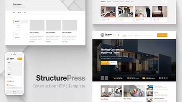 StructurePress – Construction, Building HTML Template | Themeforest Website Templates and Themes