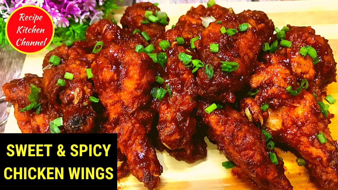 AMAZING KOREAN FRIED CHICKEN WINGS SWEET & SPICY CHICKEN WINGS