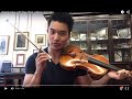 Masterclass with Ray Chen: Upbow staccato