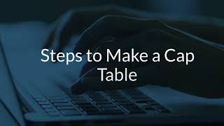 Steps to Make Cap Table | Eqvista