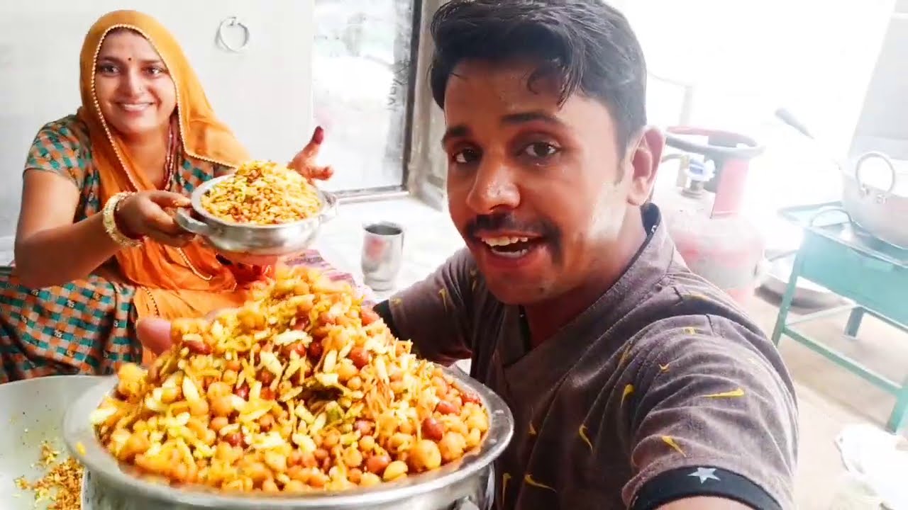 इंदौरी मिक्सचर - indauri mixtur is tarah se banaiye special namakeen by Riderpatel Binod