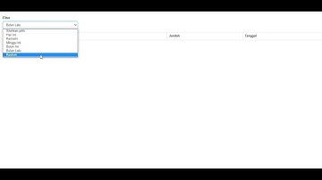 Membuat Filter Tanggal dengan CodeIgniter