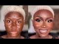 Makeup transformation ft my melanin client  a must watch