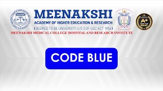 Code blue mock drill 2025 || Meenakshi Medical College Hospital and Research Institute Kanchipuram