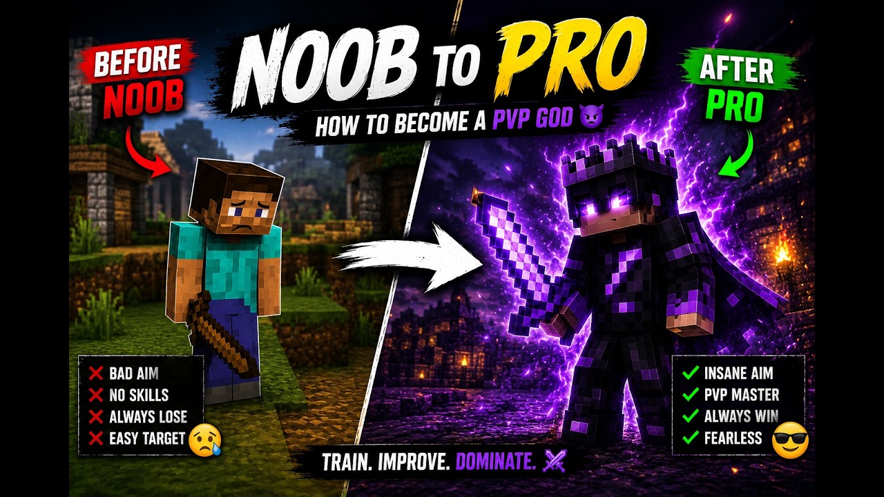 How To Become A PVP GOD 😈 | Noob To Pro Level ⚔️🔥 - YouTube