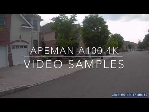 APEMAN A100 4K Video Samples